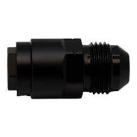8AN to 5/16 EFI Quick Connect Adapter Anodized Matte Black