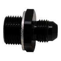6AN to M18 X 1.5 Metric Adapter Anodized Matte Black
