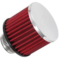 Rubber Base Crank Case Vent Filter - 1.25" ID x 3" OD x 2.5" H - Non-Woven Synthetic