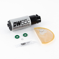 DW65C 265lph Compact Fuel Pump w/Mounting Clips + Install Kit (WRX 08-14/STi 2008+)