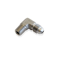 Stainless Steel 90 Deg 1/8" NPT Male To -3AN Fitting