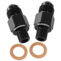 3.17mm to -6AN Transmission Cooler Adapter - Pair (Ford C4)