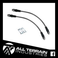 Extended Braided Brake Lines - Front (Hilux 2005+)