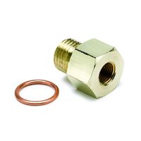 Fitting Adapter Metric M14X1.5 Male to 1/8" NPTF Female Brass