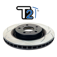 Street Series 2x T2 Slotted Front Rotors (370Z/350Z 02-18)