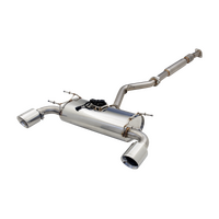 2.5in Stainless Steel Cat-Back Exhaust System w/ Varex Rears (86 12+/BRZ 12+)