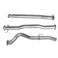Stainless Steel Exhaust Kit with Muffler Delete (Triton 15+)