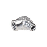 90 Degree 1/8 inch NPT Male to Female Zinc Plated Fitting (FXT 04-13/STI 04+)