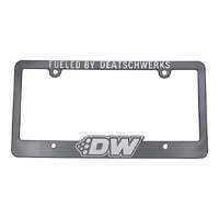 Black License Plate Frame with DW Logo