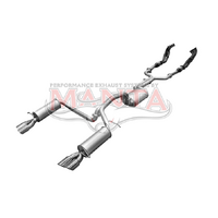 2.5in L & R with Extractors Muffler/Muffler (Falcon BA/BF 02-08)