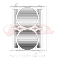 Engine Oil Cooler - Plate and Fin 280 x 423 x 37mm 48 Row