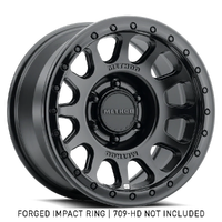 MR709 HD Bead Grip 17x8.5 5x127 0 - Matte Black