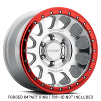 MR709 HD Bead Grip 18x9 8x180 12 Machined - Clear Coat