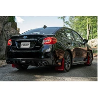 3" Cat Back Dual Split Rear Exit Race Version (WRX/STI 15-21) - T304 Stainless Steel