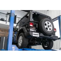 2.5" Cat Back Single Rear Exit (Wrangler 18-24) - T304 Stainless Steel