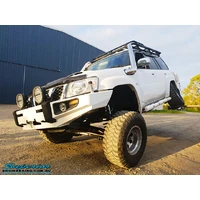 Superior Hyperflex Radius Arms With Drop Boxes Suitable For Nissan Patrol GQ/GU 4 Inch (100mm) Castor Correction No Diff Prot