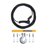5500 LBS 12V DC 7/32in x 60ft Steel Rope S5500 Winch