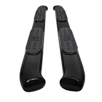 2020 Jeep Gladiator PRO TRAXX 5 WTW Oval Nerf Step Bars - Black