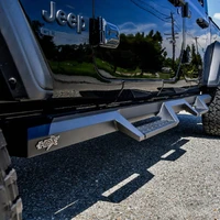2020 Jeep Gladiator HDX Drop Nerf Step Bars - Textured Black