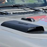 18-20 Jeep Wrangler JL 2dr LED Hood Scoops - Textured Black