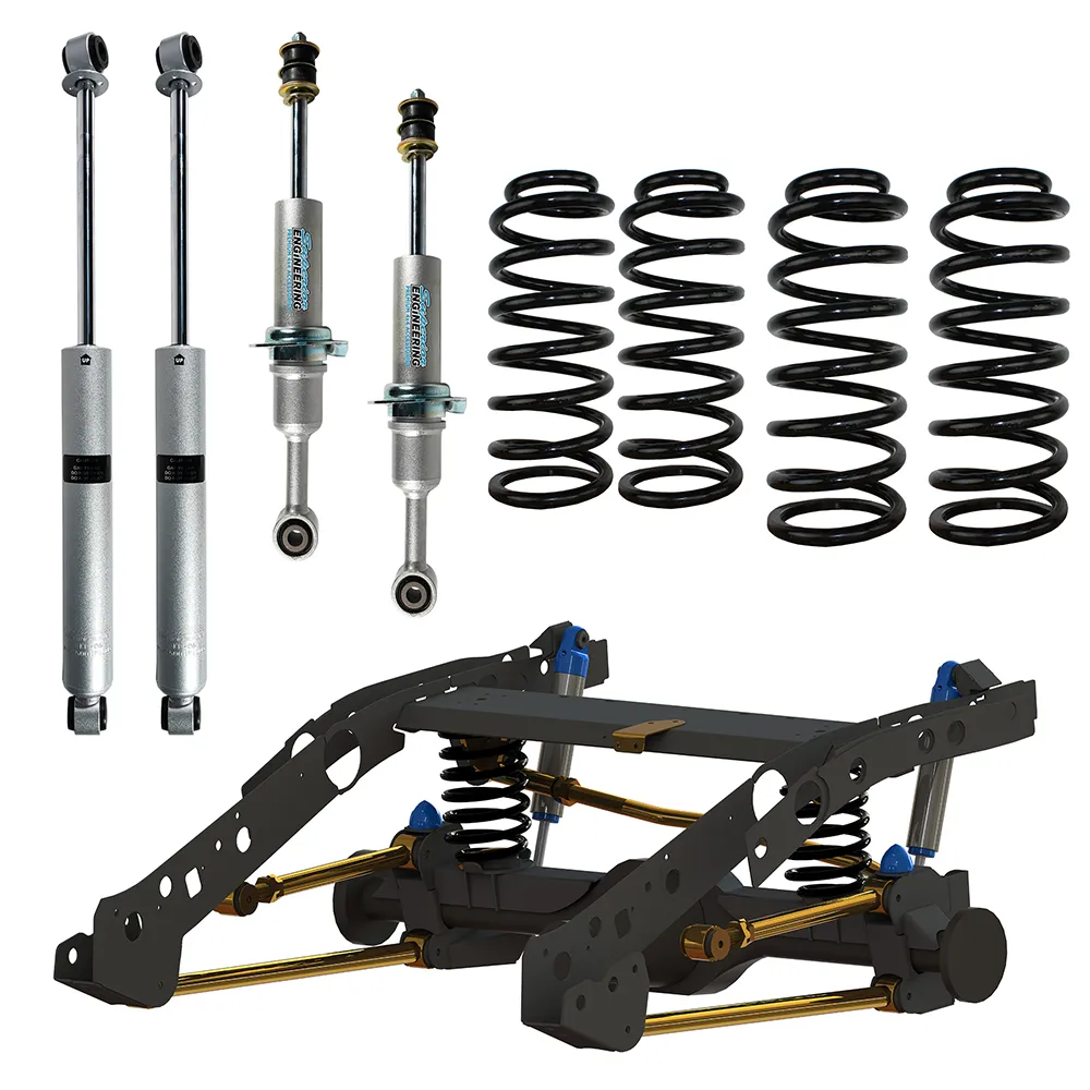 Superior Weld In Coil Conversion VSB14 Approved w/Nitro Gas Twin Tube Shocks (Front and Rear) Suitable For Ford PX-PXII-PXIII Ranger/Mazda BT-50 (2012-2020) - SUP-NG-RAGPXCOIL2-KIT