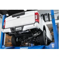 2017+ Ford F-250/350 Crew Cab 6.2L/7.3L Cat Back Single Side Black Finish