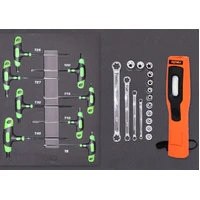 Sumo Series Power Hutch Tool Kit Combo - 550pc - Metric & SAE - Black/Crome