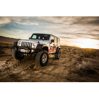 2007+ Jeep JK 2.0 Factory Series ATS Steering Stabilizer 22.15in Ext L - Orange Heritage Logo