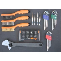 Sumo Series Power Hutch Tool Kit Combo - 550pc - Metric & SAE - Black/Crome
