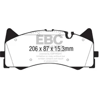 2015+ Mercedes-Benz C63 AMG (W205) 4.0L Twin Turbo Redstuff Front Brake Pads