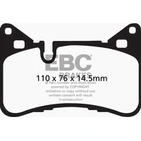 14 Mercedes-Benz C63 AMG (W204) 6.2 Bluestuff Rear Brake Pads