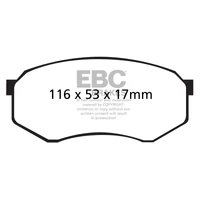 92-93 Toyota Pick-Up Extra Cab Greenstuff Front Brake Pads