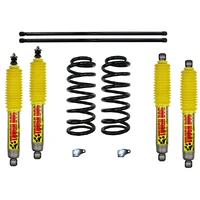 Superior 2 Inch (50mm) Lift Kit Suitable For Toyota LandCruiser 100 Series IFS (Stage 1) with Tough Dog Shocks (Kit)