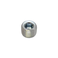 1/8in NPT Male Plug for EGT weld bung - Zinc Plated Mild Steel