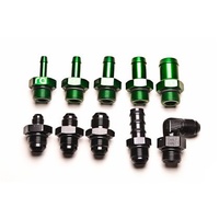 8ANORB to 1/8NPT Female Adapter Fitting - Green Anodized