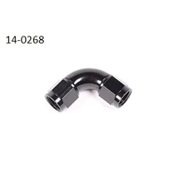 6AN Coupler Female to Female - 90Deg