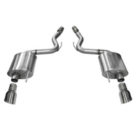 3" Touring Axle Back Exhaust - Dual 4.5" Tips (Mustang GT 2015+)