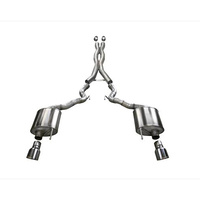 2.75" Xtreme Cat Back Exhaust - Dual 4.5" Tips (Mustang GT 2015+ Convertible)