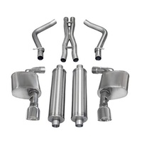 2.75" Xtreme Cat Back Exhaust Dual 4.5" Tips  (Chrysler 300/Charger SRT-8 12-14)