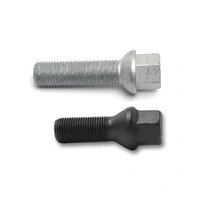 Wheel Bolts Type 14 X 1.5 Length 37mm Type Ball R14 17mm Head (Mercedes) - Black