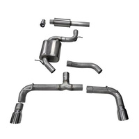 3" Touring Cat Back Exhaust - Dual 4" Tips (Golf GTI Mk7)