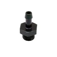 Adjustable Fuel Pressure Regulator Barb Fitting. -6 - 9/16"-18 to 7mm