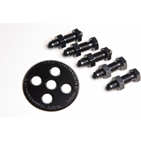 Fuel Surge Tank 6AN Bulkhead Plate w/ Fittings and Nuts