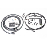 Fuel Rail Plumbing Kit w/Microglass 6 Micron Filter (WRX 08-14/STI 08-21)