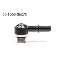 V2 6AN ORB to 3/8" SAE Male EFI Quick Connect Low Profile Swivel Banjo Fitting