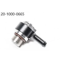 V2 6AN ORB to 6.5mm Hose Barb Low Profile Swivel Banjo Fitting