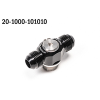 V2 10AN ORB to Dual 10AN Male Flare Low Profile Swivel Banjo Fitting
