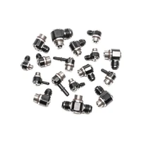 V2 AN ORB to SAE Male EFI Quick Connect Low Profile Swivel Banjo Fitting