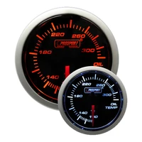 52mm 'Performance' Oil Temperature Gauge - Amber/White - Fahrenheit