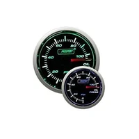 52mm Electrical Oil Pressure Gauge - Green/White 